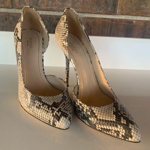 Authentic Gucci Python Heels